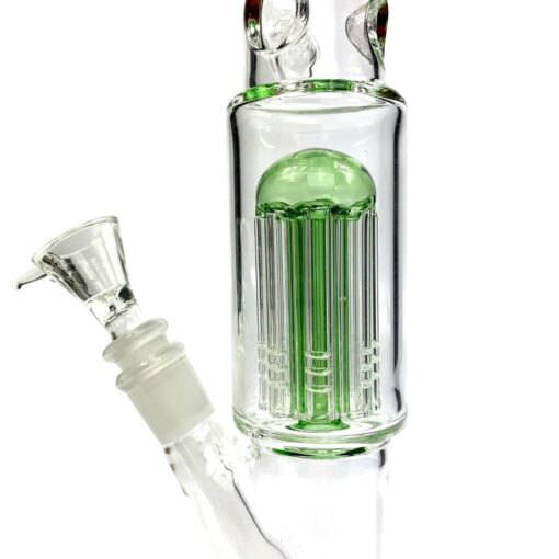 Shop 420 Cartel Tree Perc Straight Shooter Bong 30cm Green in australian