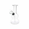 Shop Itty Bitty Double Bubble Glass Water Pipe - 4.75" / Clear in australian