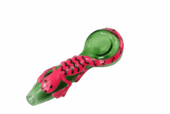 Shop Pink Lizard Glass Spoon Pipe in australian