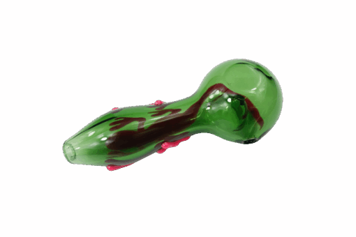 Shop Pink Lizard Glass Spoon Pipe in australian