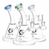 Shop Glass House Bent Neck Glass Dab Rig - 6.75" / 14mm F / Colors Vary in australian