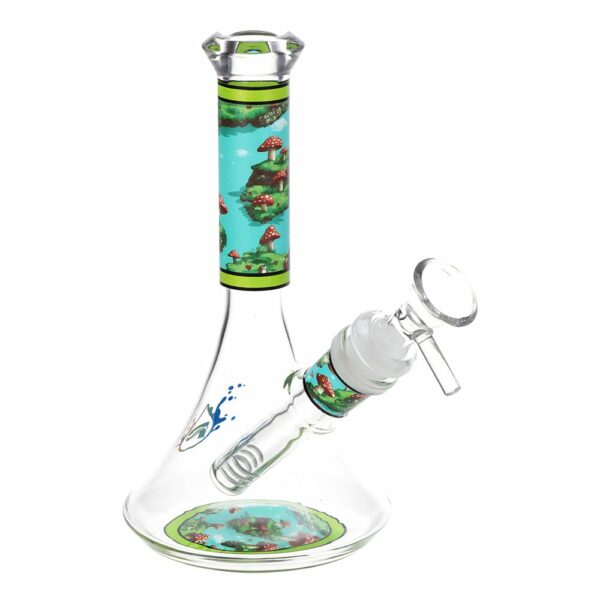 Shop Design Series Flared Beaker Glass Water Pipe | 6.75" | 14mm F in australian