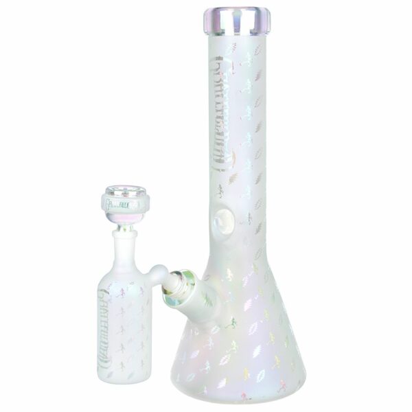 Shop Grateful Dead Bolts And Skellies Glass Beaker Water Pipe Set | 13.75" | 14mm F in australian