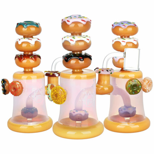 Shop Pulsar Dreamy Donuts Dab Rig | 8" | 14mm F in australian