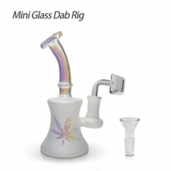 Shop Waxmaid 5.9″ Shower Head Mini Glass Dab Rig Kit in australian