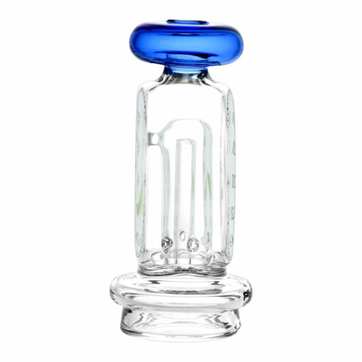 Shop Pulsar 420 Timepiece Bubbler Attachment For Puffco Peak / Pro - 4.25" / Blue in australian