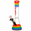 Shop Pride Beaker Water Pipe Rainbow | 10" | 14mm F in australian