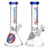 Shop Grateful Dead Steal Your Face Beaker Glass Water Pipe - 11.75" / 14mm F in australian