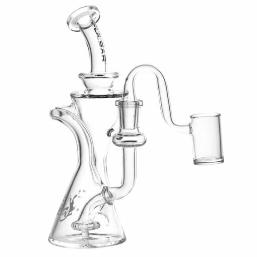 Shop Pulsar Opposed Cones Recycler Dab Rig - 7.5" / 14mm F / Clear in australian