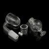 Shop Glasshouse Concave Flat Top Full Quartz Banger - Ice Set in australian