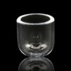 Shop Glasshouse Concave Flat Top Full Quartz Banger - Ice Set in australian