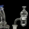 Shop Glasshouse Concave Flat Top Full Quartz Banger - Ice Set in australian