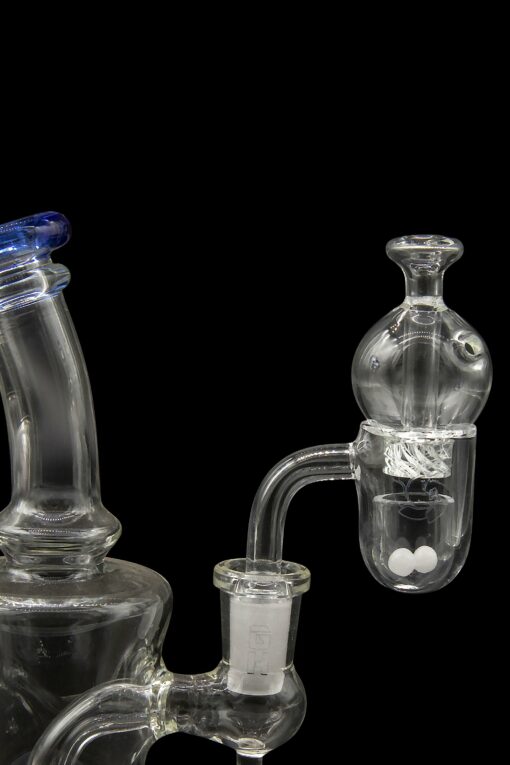 Shop Glasshouse Concave Flat Top Full Quartz Banger - Ice Set in australian