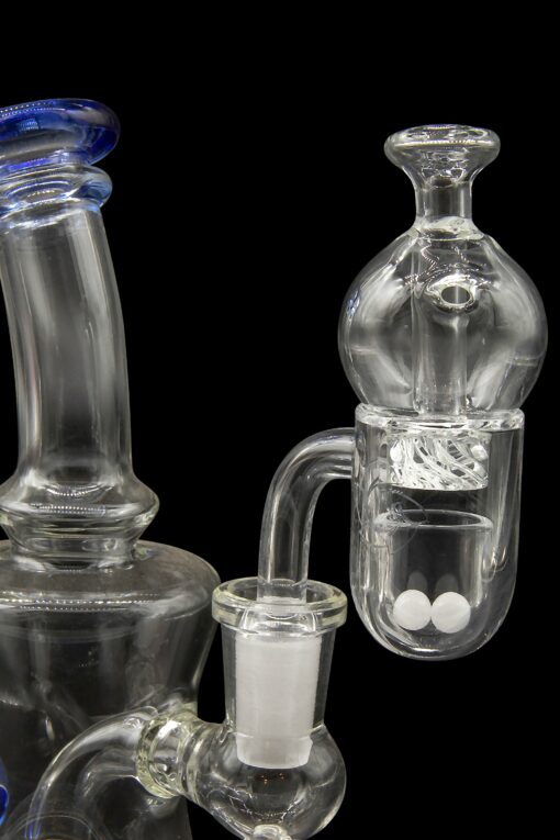 Shop Glasshouse Concave Flat Top Full Quartz Banger - Ice Set in australian