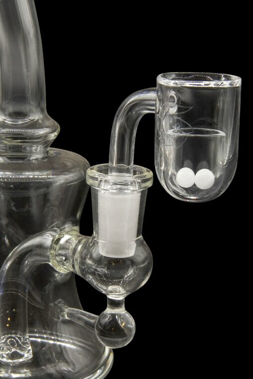 Shop Glasshouse Concave Flat Top Full Quartz Banger - Ice Set in australian