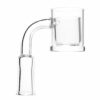Shop Shooters - 30mm Flat Top Quartz Banger & Slitted Insert - 10mm Female 90º in australian