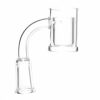 Shop Shooters - 25mm Flat Top Quartz Banger & Slitted Insert - 10mm Female 90º in australian