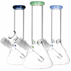 Shop Classic Glass Beaker Water Pipe - 8" / 14mm F / Colors Vary in australian