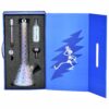 Shop Grateful Dead Bolts And Skellies Glass Beaker Water Pipe Set | 13.75