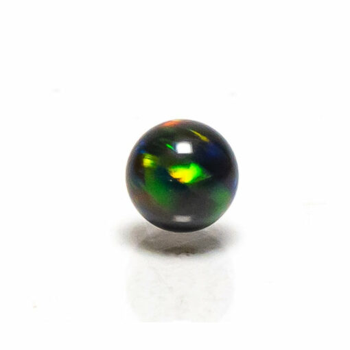 Shop Ruby Pearl Co - 5mm - Black Rainbow Opal Pearl - Single in australian