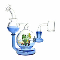 Shop Pulsar Sea Globe Recycler Dab Rig - 7" / 14mm F in australian