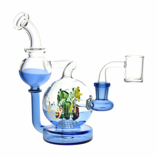 Shop Pulsar Sea Globe Recycler Dab Rig - 7" / 14mm F in australian