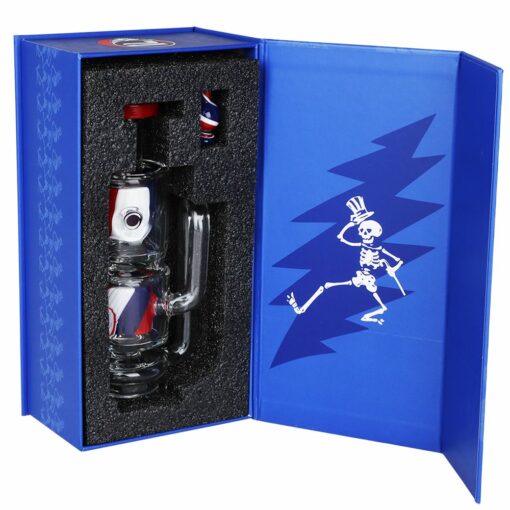 Shop Grateful Dead Stealied Out Attachment for Puffco Peak - 6.75" in australian