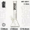 Shop 12" Clear Glass Water Pipe w/ Dome Perc in australian