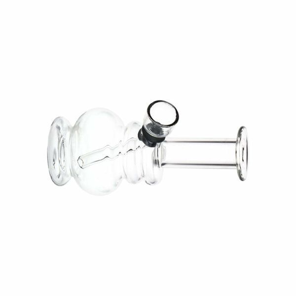 Shop Small But Stout Bubble Rings Glass Water Pipe - 4.75" / Clear in australian