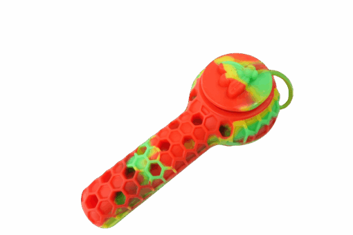 Shop Cloud 8 Silicone 2 in 1 Honey Bee Hand Pipe & Vapor Straw in australian