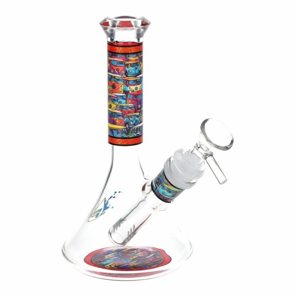 Shop Design Series Flared Beaker Glass Water Pipe | 6.75" | 14mm F in australian