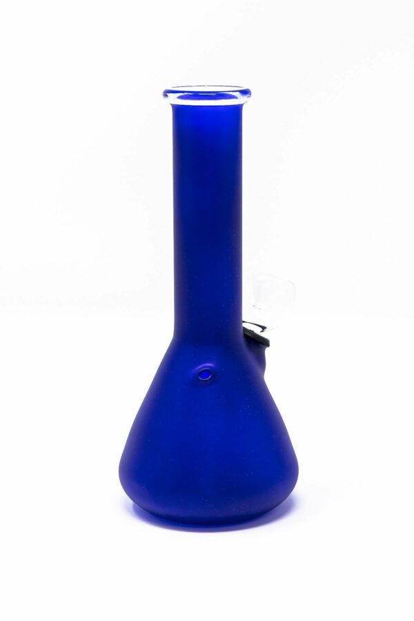 Shop 6” Frosted Blue Beaker Bong in australian