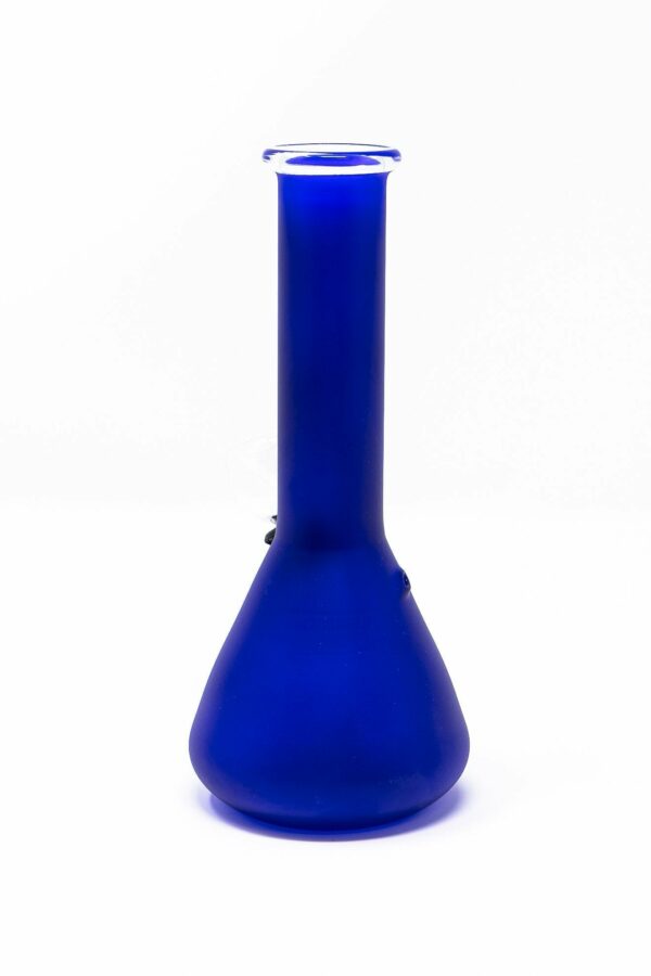 Shop 6” Frosted Blue Beaker Bong in australian