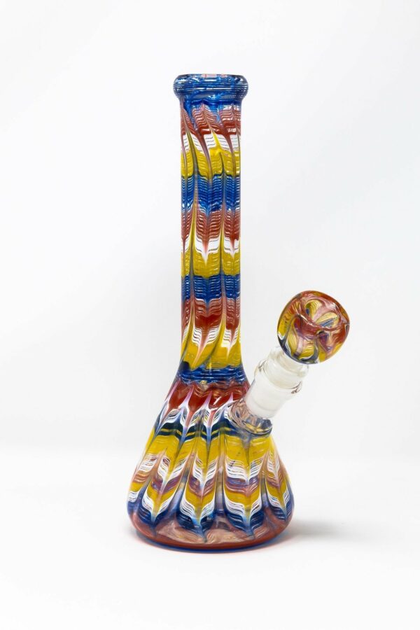 Shop 10" Psychedelic Drip Beaker Bong in australian