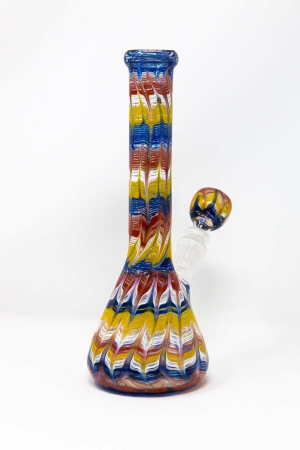 Shop 10" Psychedelic Drip Beaker Bong in australian