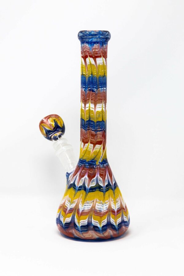 Shop 10" Psychedelic Drip Beaker Bong in australian