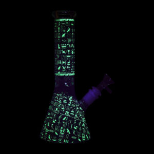Shop Ancient Symbols Glow in the Dark Water Pipe in australian
