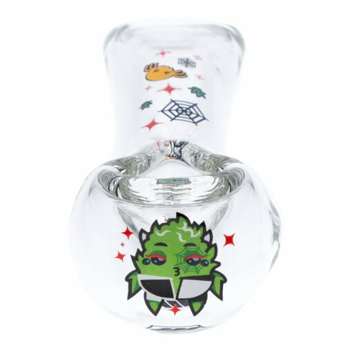 Shop 4" White Widow Hand Pipe - Clear in australian
