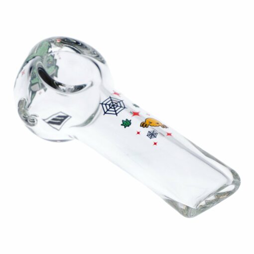 Shop 4" White Widow Hand Pipe - Clear in australian