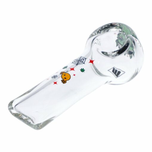 Shop 4" White Widow Hand Pipe - Clear in australian