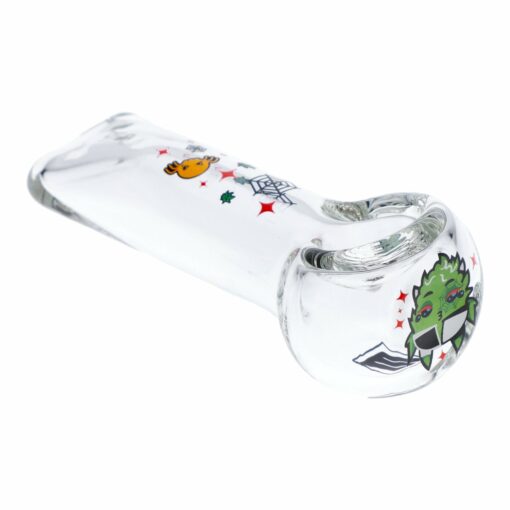 Shop 4" White Widow Hand Pipe - Clear in australian