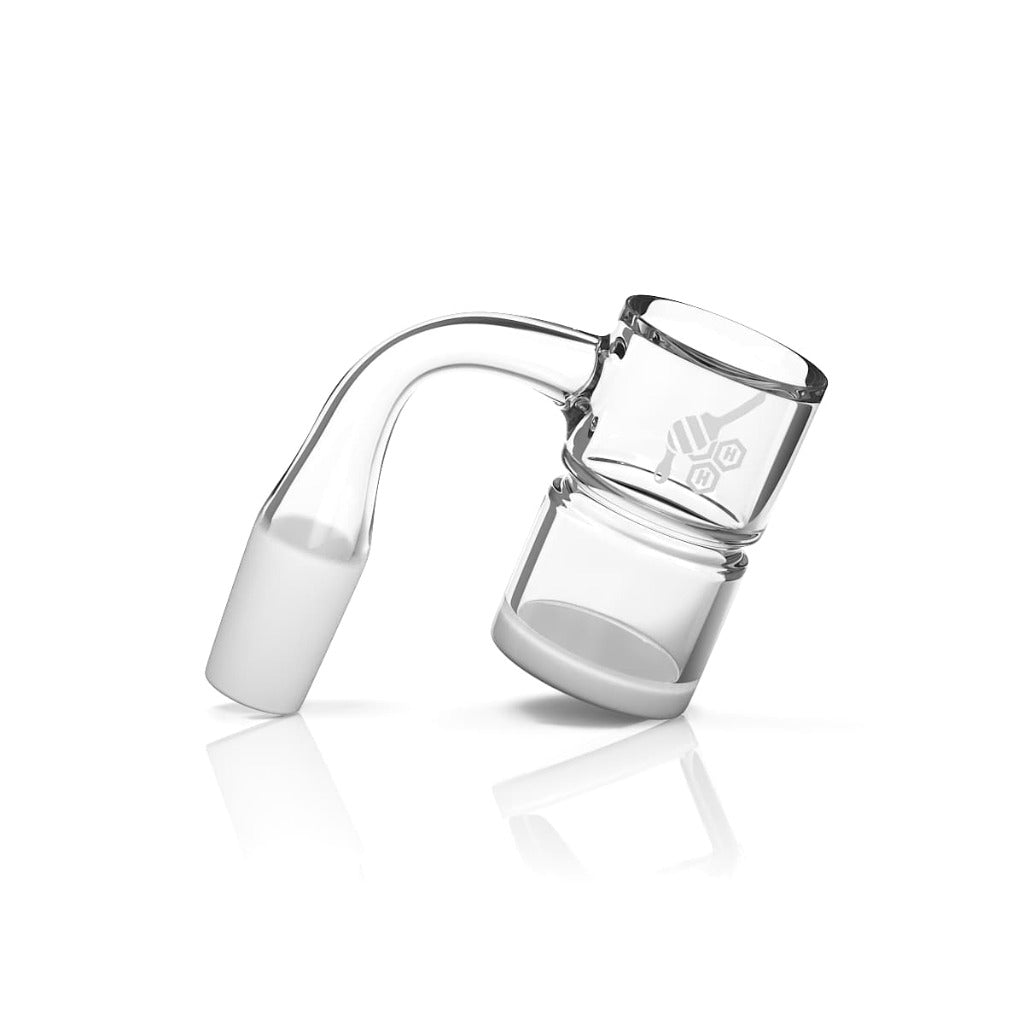 Shop HONEY & MILK BEVEL SPLASH BUCKET QUARTZ BANGER - 90° DEGREE | YL in australian