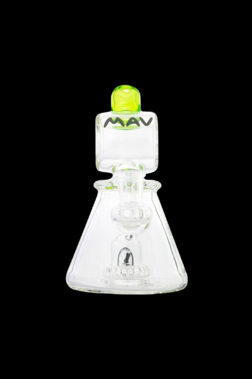 Shop MAV Glass Barrel Top Pyramid UFO Water Pipe in australian