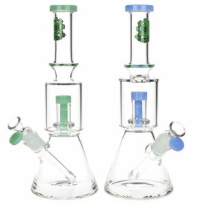 Shop 2-Step Glass Beaker Water Pipe - 11.75" / 14mm F / Colors Vary in australian