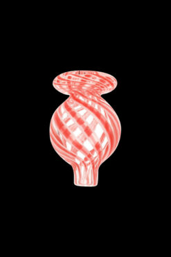 Shop Candy Swirl Worked Glass Bubble Carb Cap in australian
