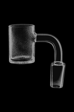 Shop Concentric Hexagons Etched Quartz Banger in australian