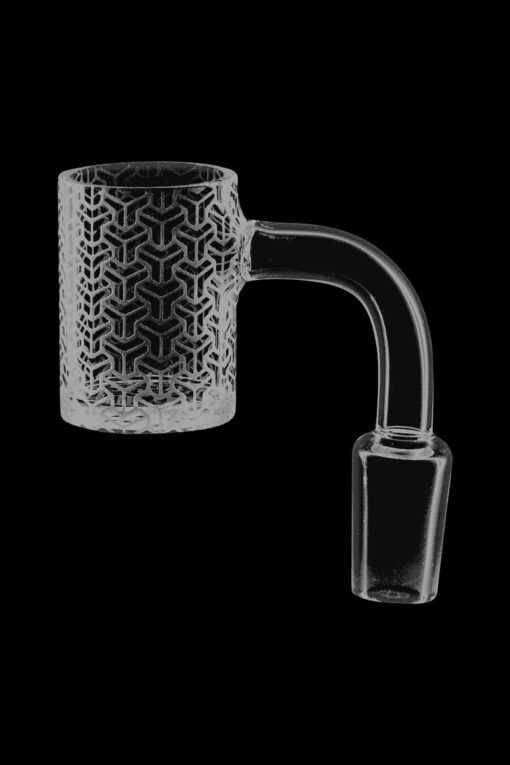 Shop Cube Stack Tessellation Etched Quartz Banger in australian