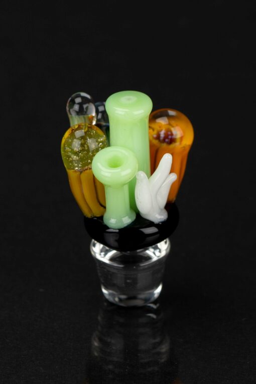 Shop Empire Glassworks Coral Reef Puffco Peak Pro Carb Cap in australian