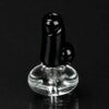 Shop Empire Glassworks Black Phallus Puffco Peak Carb Cap in australian