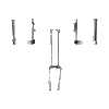 Shop Double Barrel Dual Quartz Banger - 14.5mm Male in australian